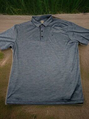Callaway Golf Polo Shirt Mens XL Opti Dri Short Sleeve Blue